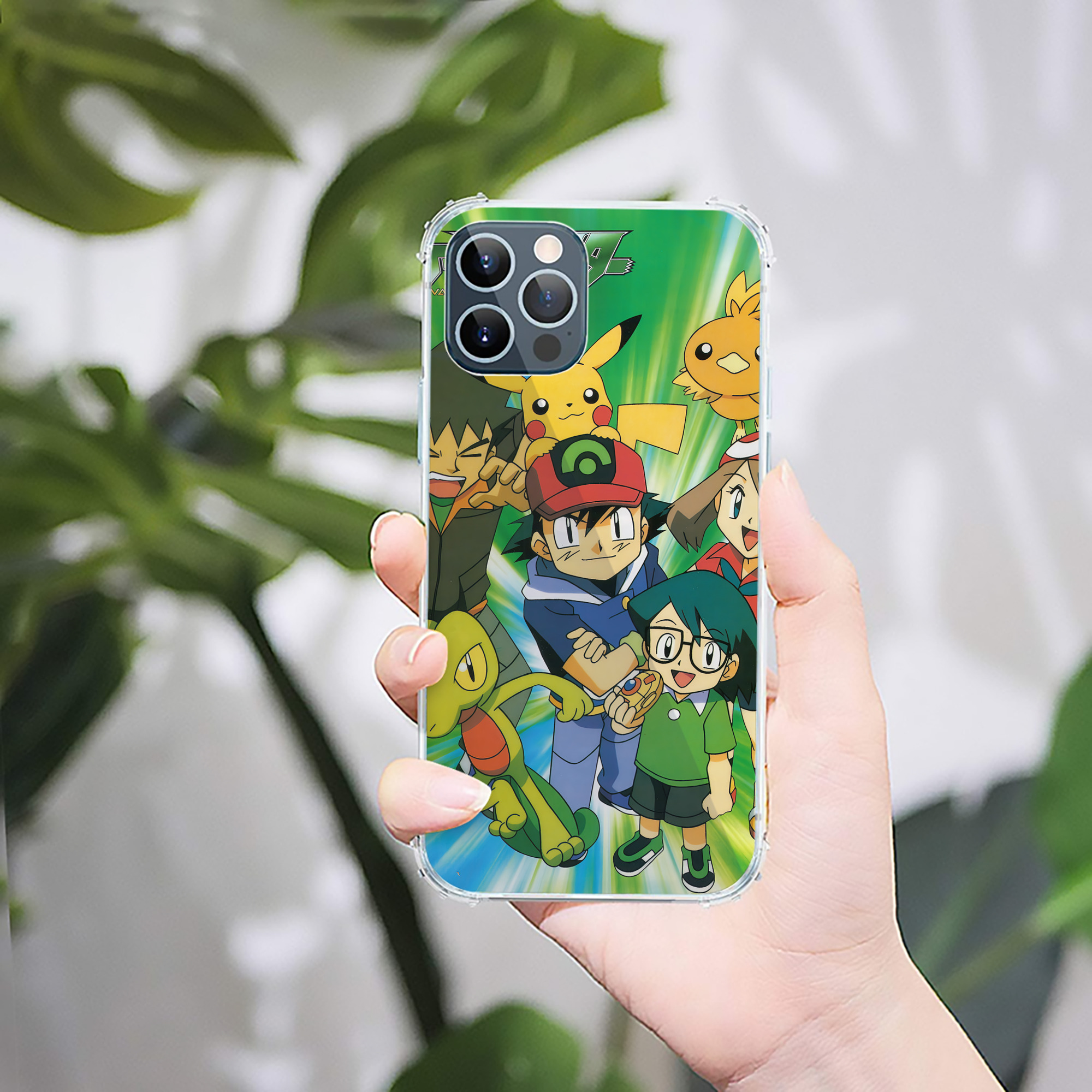 （画像用） ポケットモンスター Pokémon 【iPhone 12シリーズ対応】透明スマホケース（クリアソフトケース）